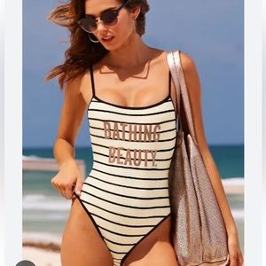 NWT Kate Spade 1pc swimsuit size L